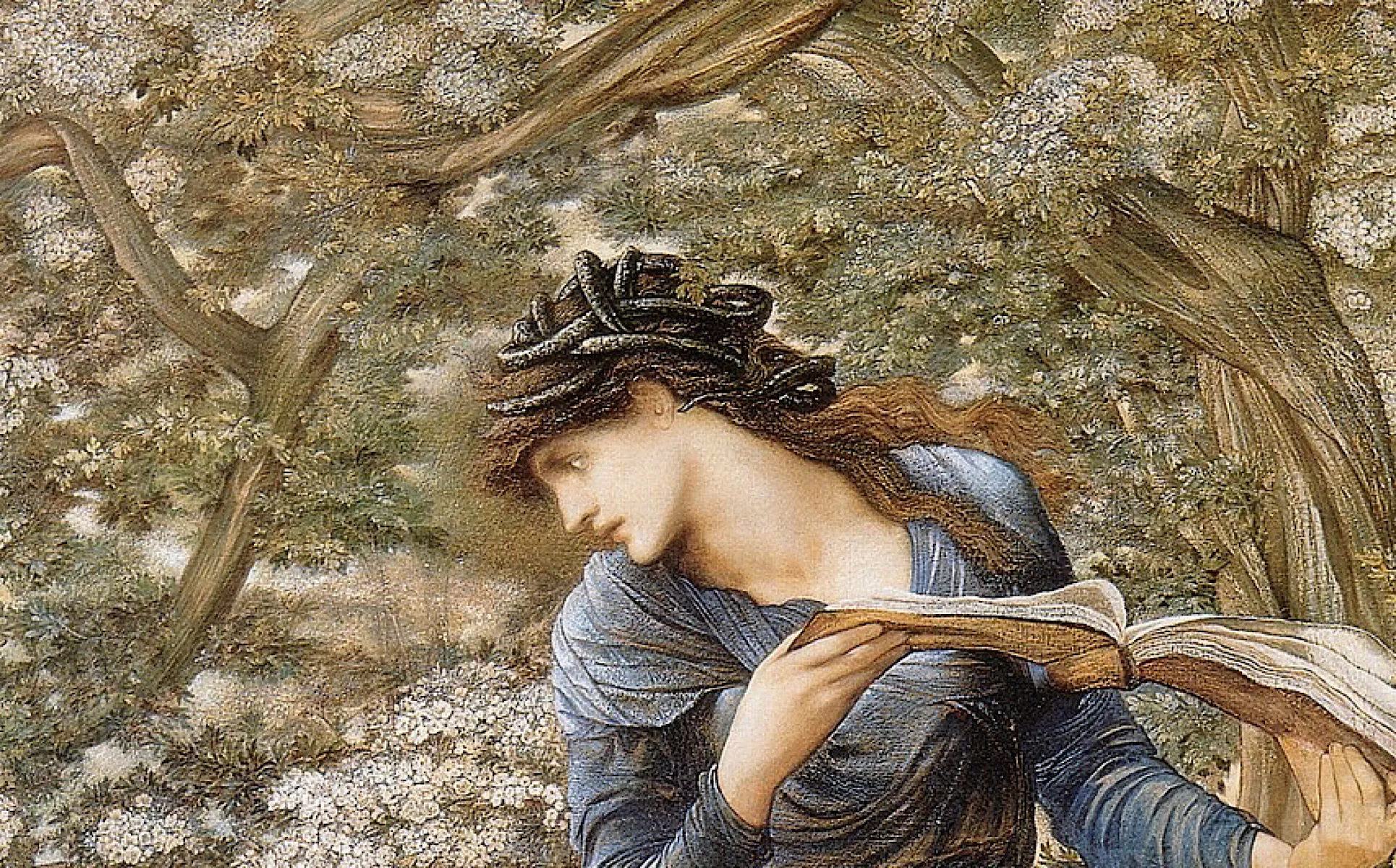 La seduzione di Merlino, opera di Edward Burne Jones, 1874 e Umanesimo